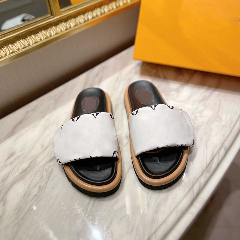 Designers Women Velcro Slippers POOL PILLOW COMFORT Smooth Calfskin Flat Letter Mules Fashionable Easy-to-wear Rubber Bottom Width Slides, 15
Designers Women Velcro Slippers POOL PILLOW COMFORT Smooth Calfskin Flat Letter Mules Fashionable Easy-to-wear Rubber Bottom Width Slides, 15