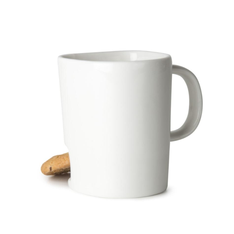 Ceramic Biscuit Creative Coffee Cookies Milk Dessert Tea Cups Bottom Storage gs for Cookie Biscuits Pockets Holder Drinkware Cup Free shipping