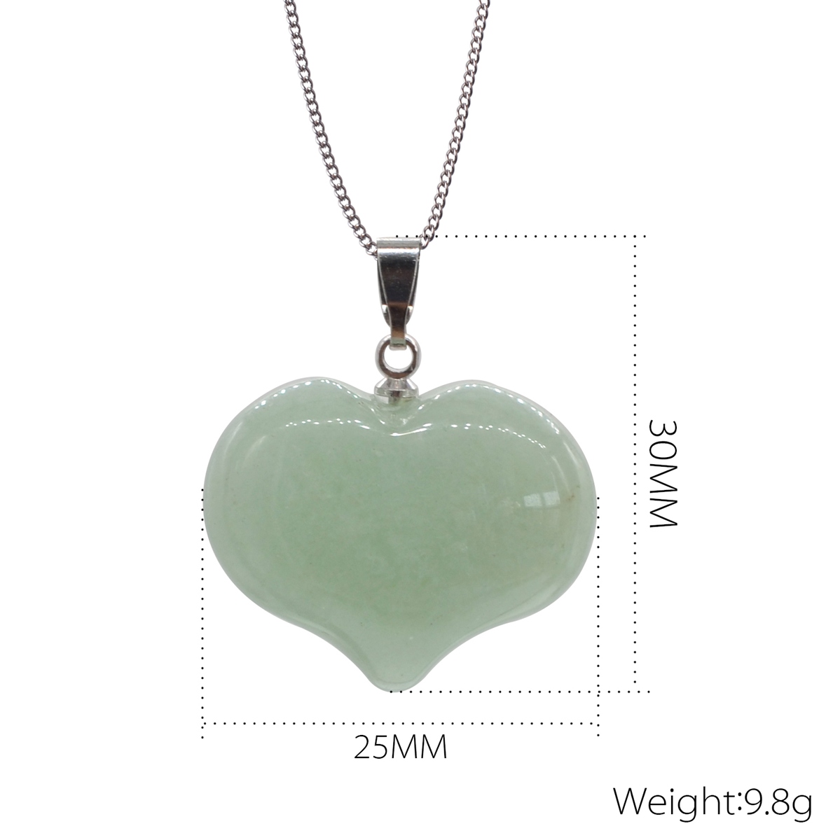 FASHION Heart Shape Pendants Natural Stone Choker Necklace Tiger Eye Opal Aventurine Leather Chains Necklaces Fashion Reiki Chakra Jewelry