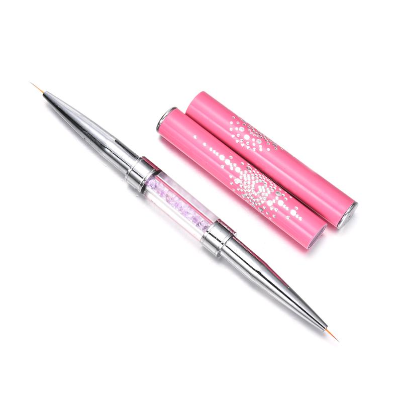 Nail Brushes Art Liner Brush Tool Carved Crystal Ultra-thin Line Drawing Pen Pull Wire Potherapy Flower Double Metal
Nail Brushes Art Liner Brush Tool Carved Crystal Ultra-thin Line Drawing Pen Pull Wire Potherapy Flower Double Metal