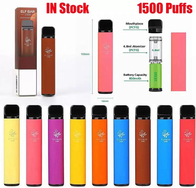 Elf Bar 600 1500 Puffs Disposable Electronic Cigarettes Device Vape Pod Disposables 20mg 2% Strength Available 850mAh Battery 4.8ml 550mah 3.2ml Prefilled
Elf Bar 600 1500 Puffs Disposable Electronic Cigarettes Device Vape Pod Disposables 20mg 2% Strength Available 850mAh Battery 4.8ml 550mah 3.2ml Prefilled