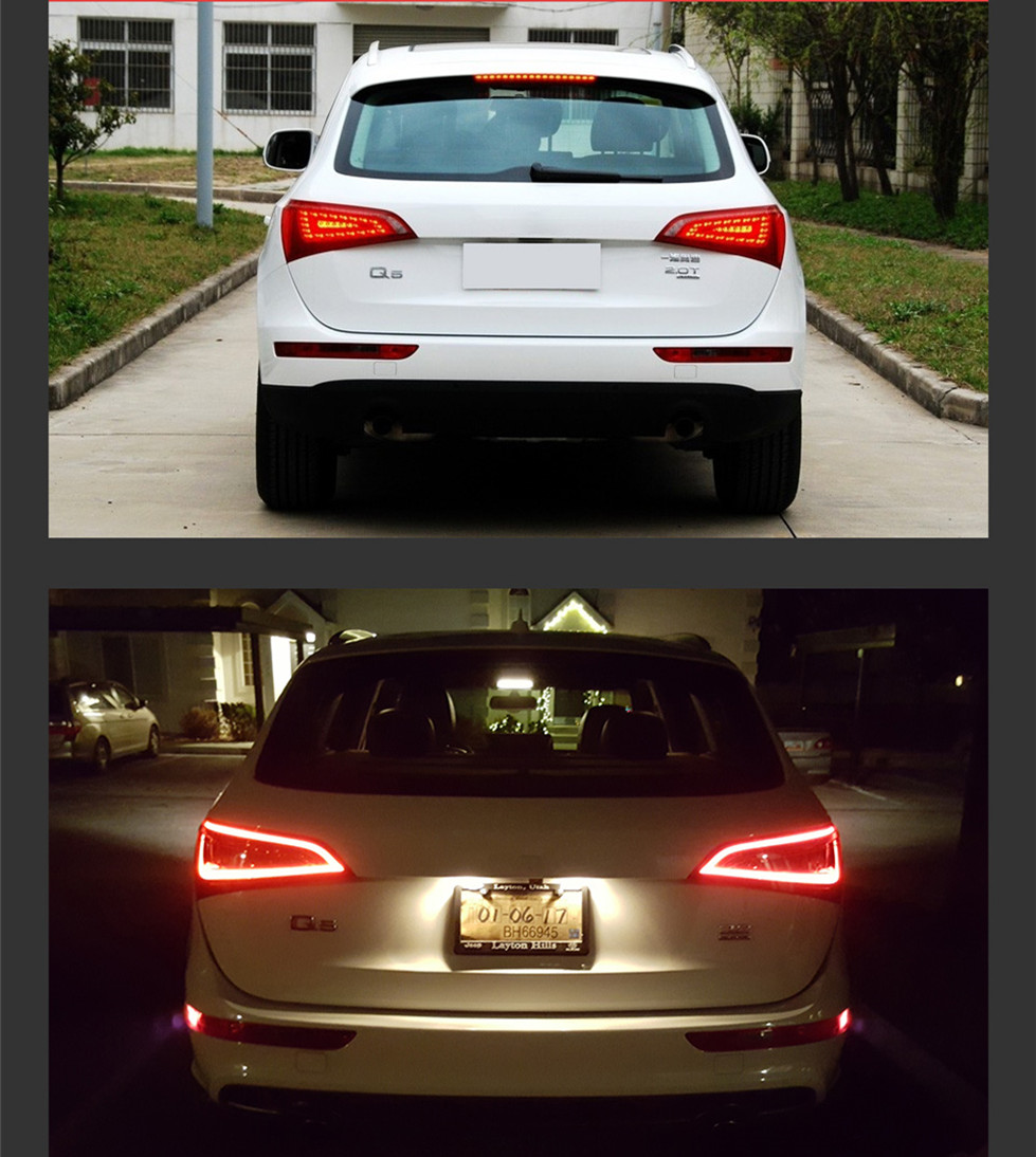 Car Styling Tail Lights For Q5 Q5L 20 08-20 18 Q7 Type Rear Lamp LED DRL Running Signal Brake Reversing Parking Light