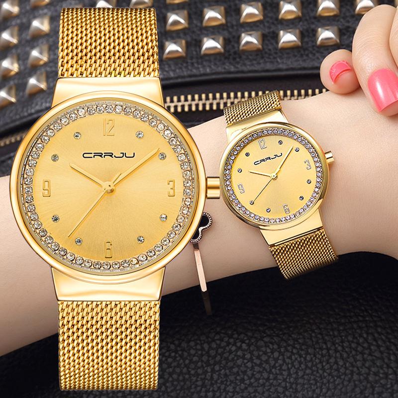 Wristwatches Woman Watches Rose CRRJU Top Watch Women Quartz Waterproof Women's Wristwatch Ladies Girls Fashion ClockWristwatches Wristw, Silver
Wristwatches Woman Watches Rose CRRJU Top Watch Women Quartz Waterproof Women's Wristwatch Ladies Girls Fashion ClockWristwatches Wristw, Silver