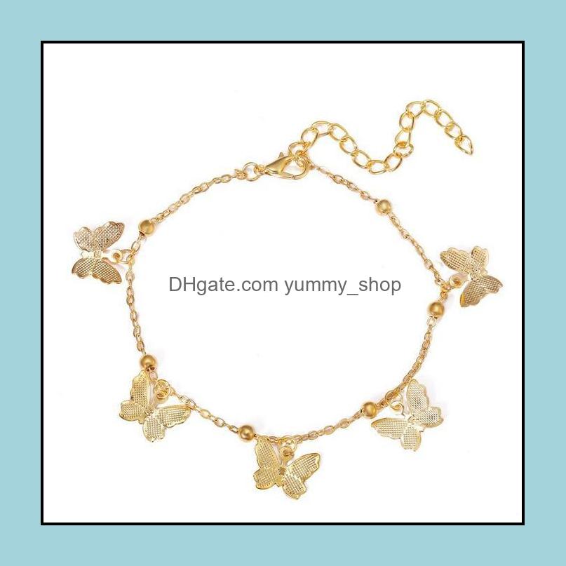Anklets Jewelry Temperament Hollow Butterfly Fashion Foot Chain Gold Sier Beach Anklet For Women Drop Delivery 2021 Qw8Dj
Anklets Jewelry Temperament Hollow Butterfly Fashion Foot Chain Gold Sier Beach Anklet For Women Drop Delivery 2021 Qw8Dj