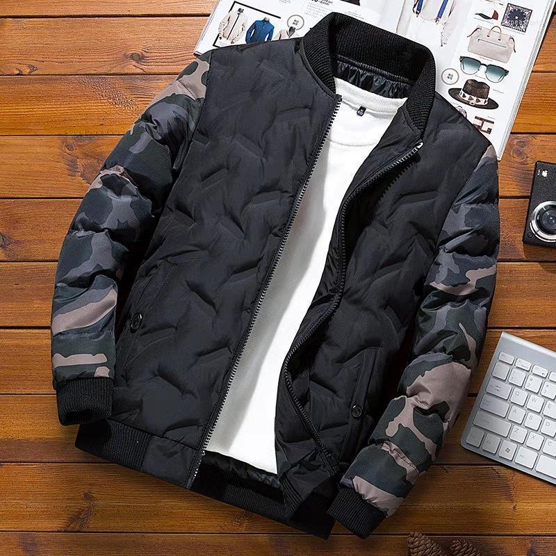 Men's Down & Parkas Camouflage Winter Men Patchwork Windbreaker Waterproof Thick Warm Mens Parka Casual Oversized Male Coat Contrast Outwear, Black
Men's Down & Parkas Camouflage Winter Men Patchwork Windbreaker Waterproof Thick Warm Mens Parka Casual Oversized Male Coat Contrast Outwear, Black