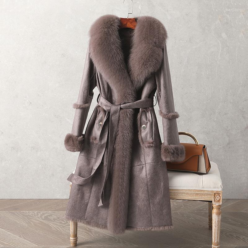 Women's Fur & Faux 2022 Winter Integrated Coat Female Oversized Collar Medium Length Overcoat Lining Clothing, Purple
Women's Fur & Faux 2022 Winter Integrated Coat Female Oversized Collar Medium Length Overcoat Lining Clothing, Purple