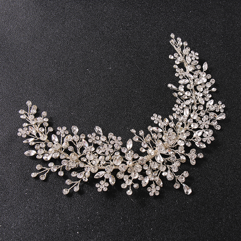 rhinestones Wedding Headbands For Bride Crystal Headband Hair Accessories Band Bridesmaid Head Jewelry Gift 220630