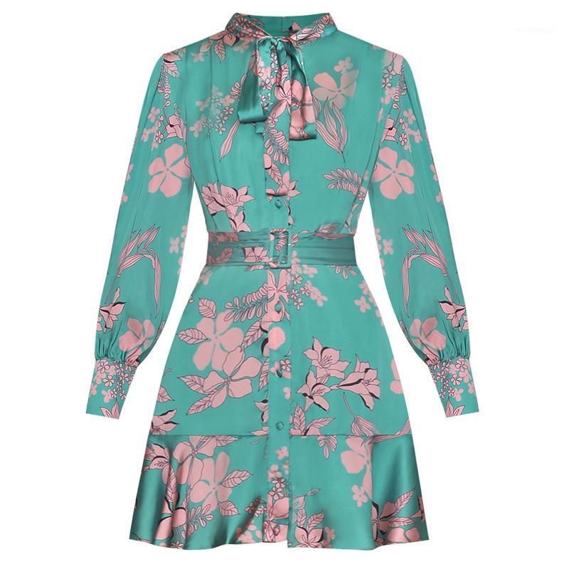 Casual Dresses Janeyiren Fashion Designer Runway Dress Spring Autumn Women Floral-Print Flounced Edge Mini, Sky blue
Casual Dresses Janeyiren Fashion Designer Runway Dress Spring Autumn Women Floral-Print Flounced Edge Mini, Sky blue