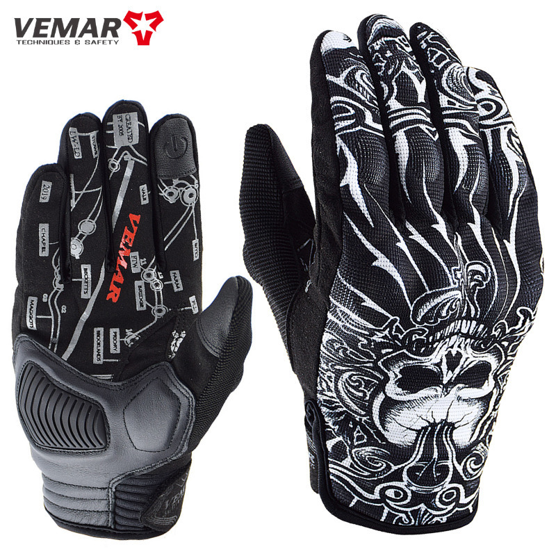 VEMAR Motorcycle Gloves Men Vintage Touch Screen Skull Motorbike Motocross Summer MTB Cycling Retro 220812
VEMAR Motorcycle Gloves Men Vintage Touch Screen Skull Motorbike Motocross Summer MTB Cycling Retro 220812