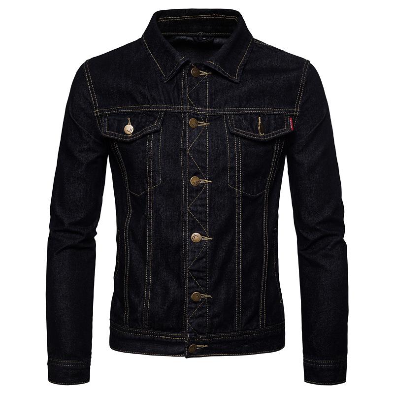 Men's Jackets 2022 Cotton Denim Jacket Men Casual Solid Color Lapel Single Breasted Jeans Autumn Slim Fit Quality Mens, Light blue
Men's Jackets 2022 Cotton Denim Jacket Men Casual Solid Color Lapel Single Breasted Jeans Autumn Slim Fit Quality Mens, Light blue