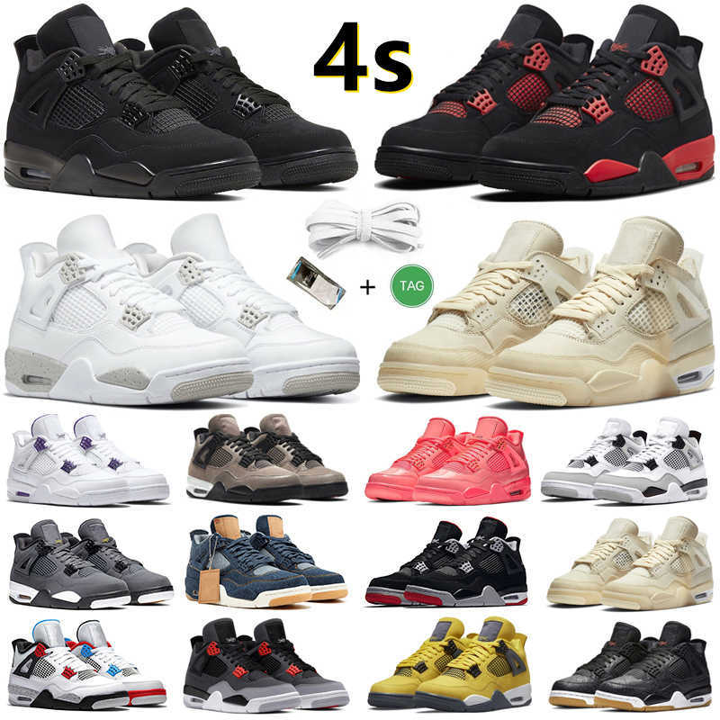 Jumpman 4 4s Men Women Retro Basketball Shoes Sneaker Red Thunder Black Canvas Cat White Oreo UNC Blue Sail Lightning Infrared Shimmer Mens, Color#44
Jumpman 4 4s Men Women Retro Basketball Shoes Sneaker Red Thunder Black Canvas Cat White Oreo UNC Blue Sail Lightning Infrared Shimmer Mens, Color#44
