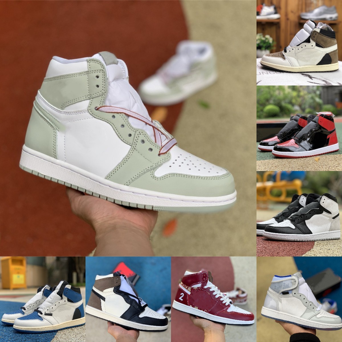 Jumpman 1 1s Basketball Shoes Men Women Fragment Stage Haze Dark Marina Patent Unc UNIVERSITY BLUE Hyper Royal DARK MOCHA Shadow 2.0 Atmosphere Trainers Sneakers L07, Please contact us
Jumpman 1 1s Basketball Shoes Men Women Fragment Stage Haze Dark Marina Patent Unc UNIVERSITY BLUE Hyper Royal DARK MOCHA Shadow 2.0 Atmosphere Trainers Sneakers L07, Please contact us