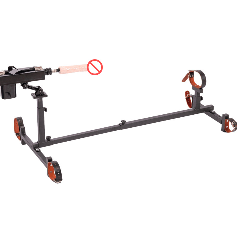 Sex Furniture Machine Gun Dildo K9 Kneeling Frame BDSM Bondage Device Leather Collar Handcuffs Dog Slave Restraints Sex Toys For Women Men