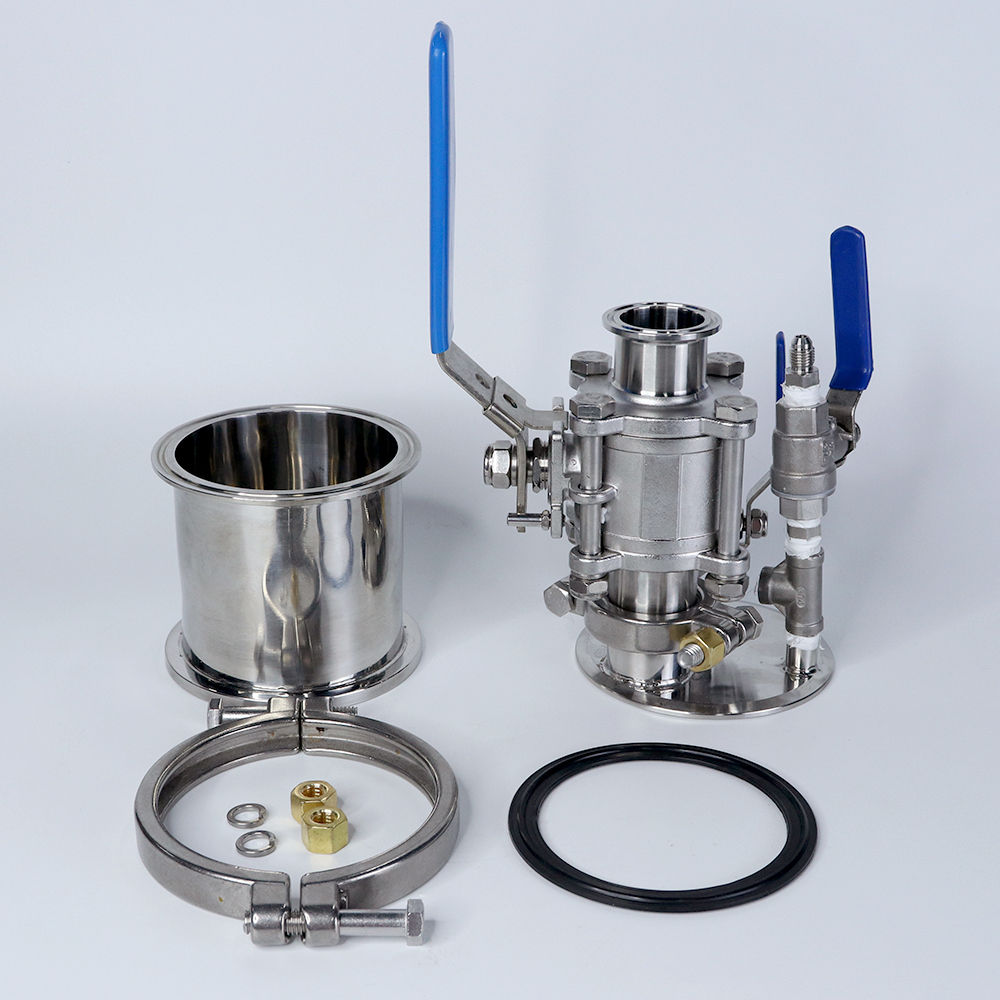ZZKD 1/4 LB 120G Closed Loop Extractor Lab Supplies Upgraded Vacuum Chamber with Collection Tank