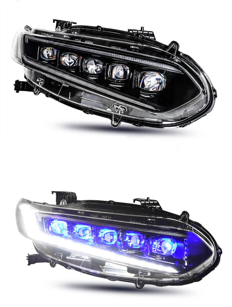 car parts front lights For Honda Accord G10 18-20 LED Headlight daytime running turn signal high low beam head lights
