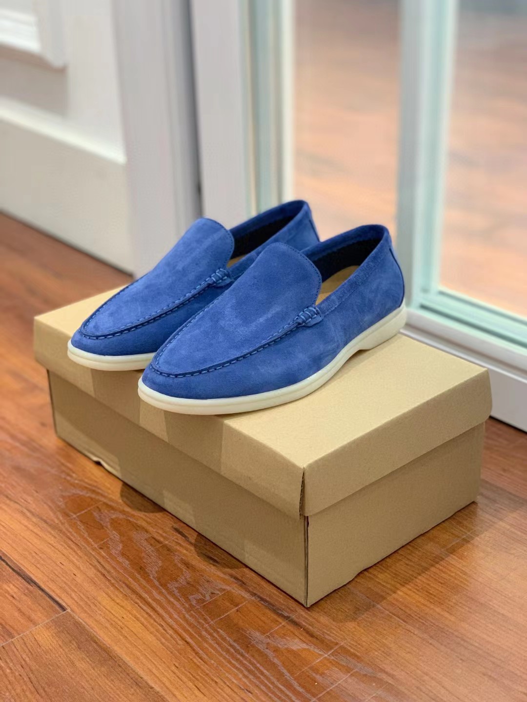 Velvety Fashion Suede Leather Mens Loro Dress Shoes British Style Sneakers Spring Autumn Man Driver Car Lazy Loafers Summer Walk Flats Shoe 1UJH, Black
Velvety Fashion Suede Leather Mens Loro Dress Shoes British Style Sneakers Spring Autumn Man Driver Car Lazy Loafers Summer Walk Flats Shoe 1UJH, Black