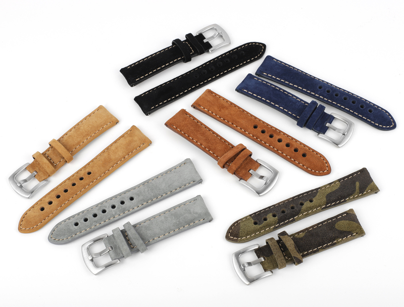 Suede Leathetr Watch Strap 18mm 19mm 20mm Vintage Handmade Watchband Grey Brown Replacement Belts For Watch Accessories #BF 220706