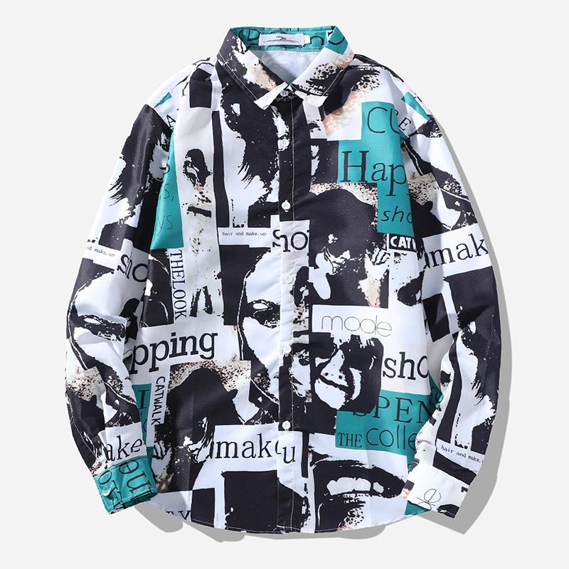 Men's Casual Shirts Spring Summer Fashion Man Long Sleeve Print Shirt Boy Men's Top Loose Men And Women Unisex SizeMen's, Blue
Men's Casual Shirts Spring Summer Fashion Man Long Sleeve Print Shirt Boy Men's Top Loose Men And Women Unisex SizeMen's, Blue
