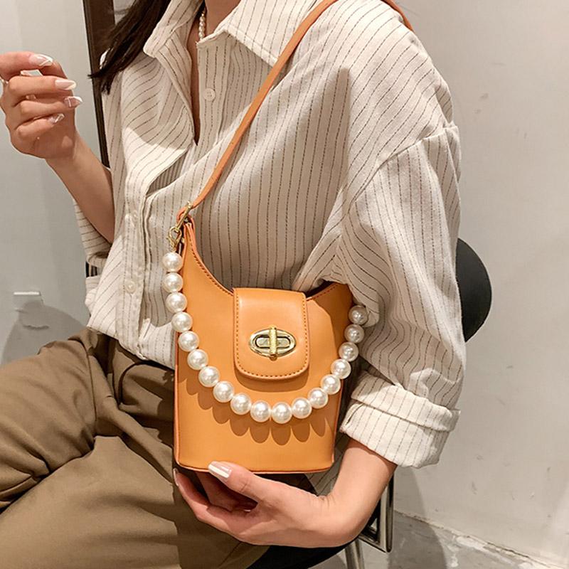 Evening Bags 2022 Korean Women Pearl Shoulder Small Crossbody Orange Beige Bucket Elegant Designer Ladies Handbags And Purses, White
Evening Bags 2022 Korean Women Pearl Shoulder Small Crossbody Orange Beige Bucket Elegant Designer Ladies Handbags And Purses, White