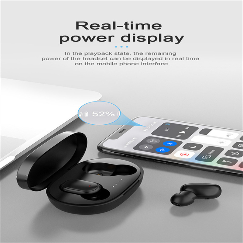 A6S Pro TWS Fone Bluetooth Earphones Wireless Headphones for Xiaomi Redmi Noise Reduction Bluetooth Headset with Microphone Earbuds