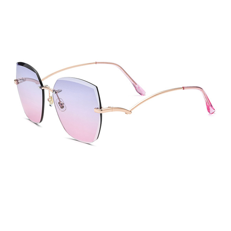 UV400 Gradient Lens Gold Frame Women Driving Sunglasses Come With Box 220506