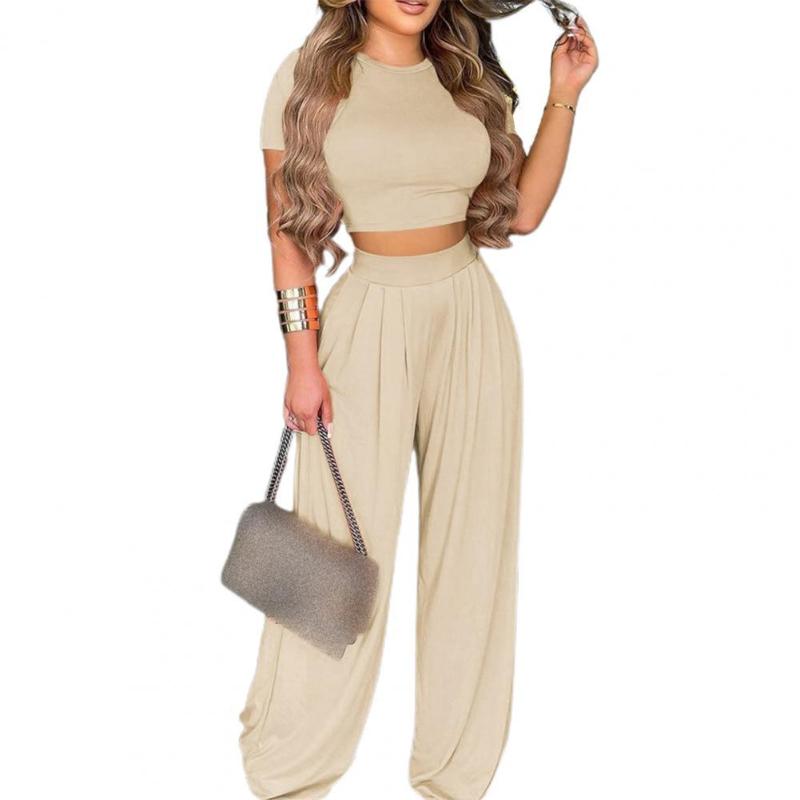 Women' Two Piece Pants O Neck Navel Exposed Women Suit Elegant Wide Legs Slim Short Top Summer For Dating Woman Clothes Outfits Black Xxl 2
Women' Two Piece Pants O Neck Navel Exposed Women Suit Elegant Wide Legs Slim Short Top Summer For Dating Woman Clothes Outfits Black Xxl 2