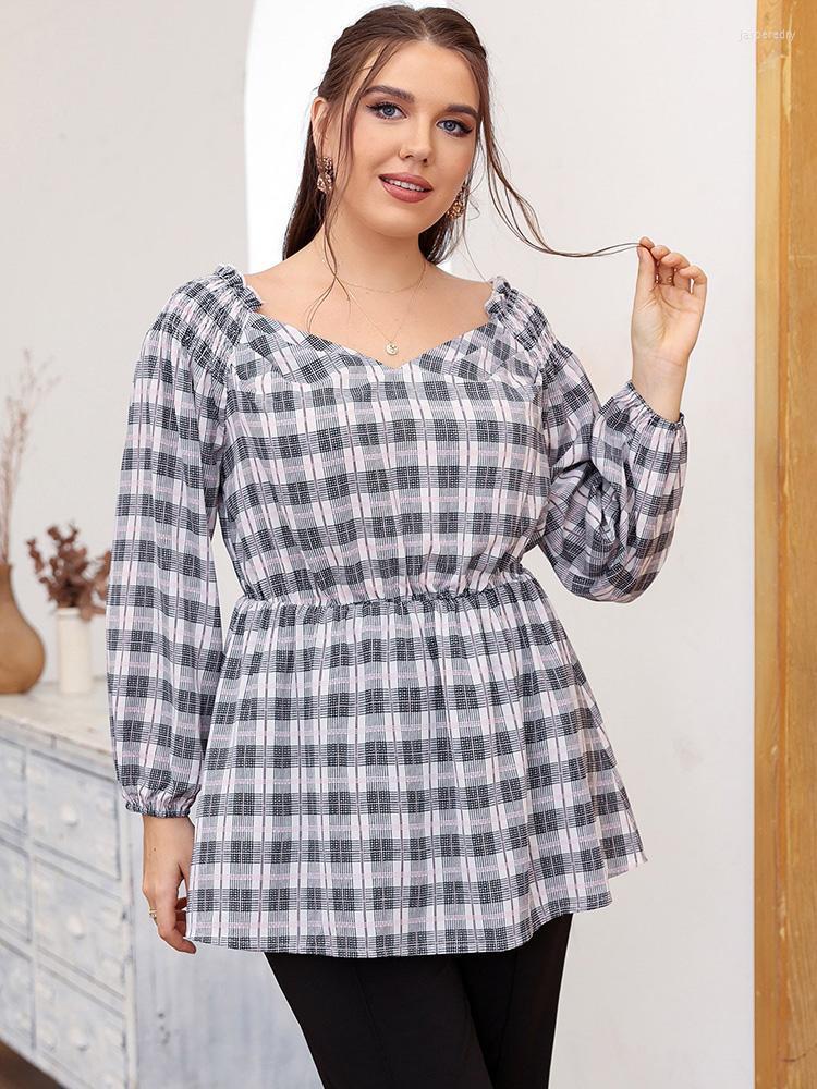 Women's Plus Size T-Shirt Clearance Price Outfits Fashion Plaid Women Large Tops 2022 Spring Long Sleeve Oversize ClothingWomen's Jasp22, Black
Women's Plus Size T-Shirt Clearance Price Outfits Fashion Plaid Women Large Tops 2022 Spring Long Sleeve Oversize ClothingWomen's Jasp22, Black