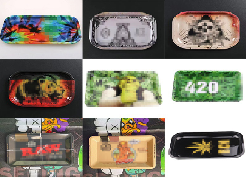 Many Styles Cartoon Smoking Tobacco Rolling Tray Metal Cigarette Tobacco Disc Tinplate 180&125&mm Herb Handroller Smoke Accessories Grinder
Many Styles Cartoon Smoking Tobacco Rolling Tray Metal Cigarette Tobacco Disc Tinplate 180&125&mm Herb Handroller Smoke Accessories Grinder