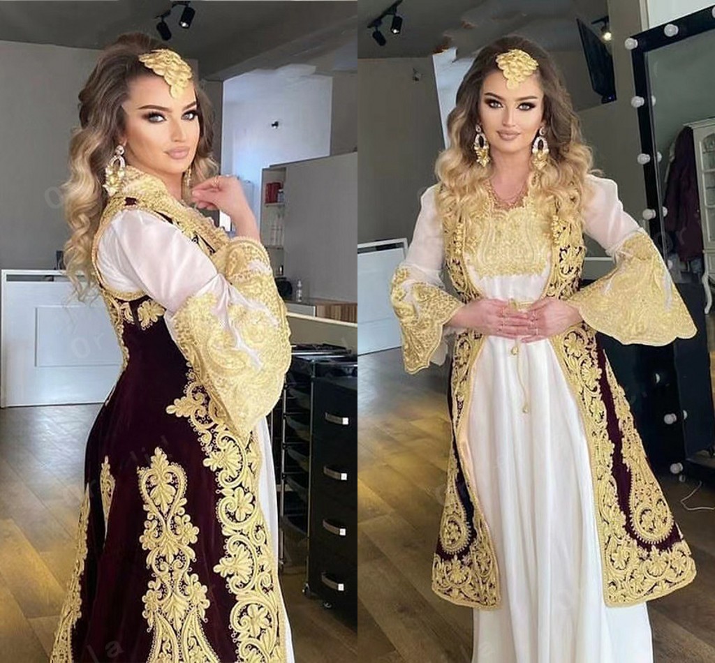Modest Traditional Albanian Robes Black Evening Dresses Women Party Robe 2022 Lace Prom Dress vestido De Fiesta De Boda