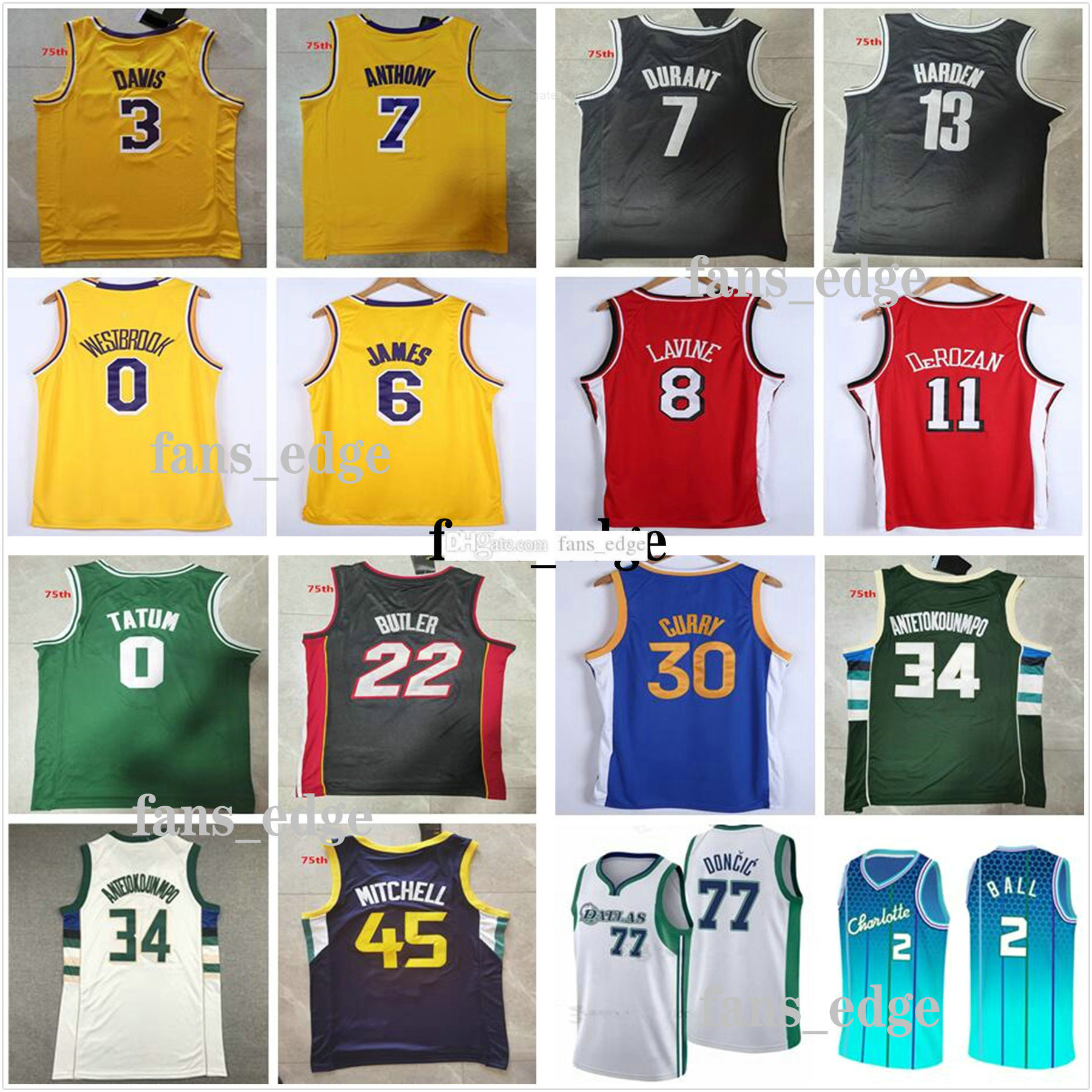 75th Basketball Jerseys Lebron 23 6 James Anthony 3 Davis''nba''Jersey Zach 8 LaVine Donovan 45 Demar 11 DeRozan Mitchell 77 College Doncic Jersey, Tell us which one
75th Basketball Jerseys Lebron 23 6 James Anthony 3 Davis''nba''Jersey Zach 8 LaVine Donovan 45 Demar 11 DeRozan Mitchell 77 College Doncic Jersey, Tell us which one