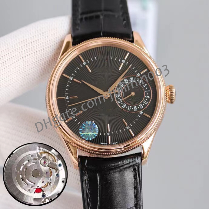 Cellini 3165 Meteorite black Dial Rose Gold Date Men's Watch Automatic Mechanical 39mm Stainless Steel Sapphire Glass Black Leather
Cellini 3165 Meteorite black Dial Rose Gold Date Men's Watch Automatic Mechanical 39mm Stainless Steel Sapphire Glass Black Leather