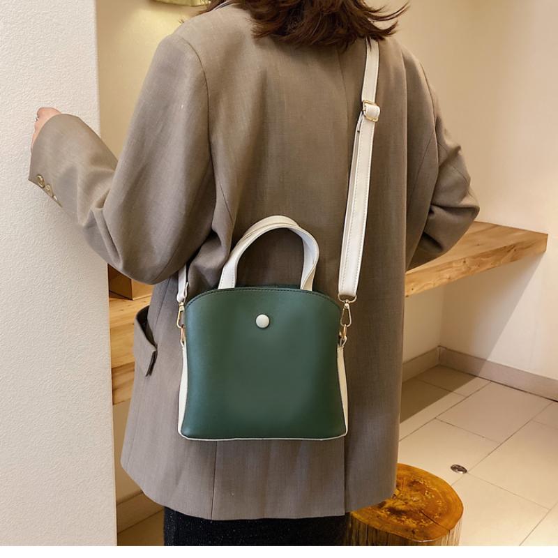 Evening Bags Large-capacity Shoulder Bucket Bag PU Leather Contrasting Color One-shoulder Messenger Two-piece Temperament Rivet BagsEvening, Green
Evening Bags Large-capacity Shoulder Bucket Bag PU Leather Contrasting Color One-shoulder Messenger Two-piece Temperament Rivet BagsEvening, Green