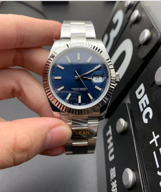 Clean Factory men watch datejust ETA 3235 movement Sapphire glass Black diving luminous watches 904L steel model Mechanical Fashion waterproof 10ATM Wristwatch, Blue
Clean Factory men watch datejust ETA 3235 movement Sapphire glass Black diving luminous watches 904L steel model Mechanical Fashion waterproof 10ATM Wristwatch, Blue