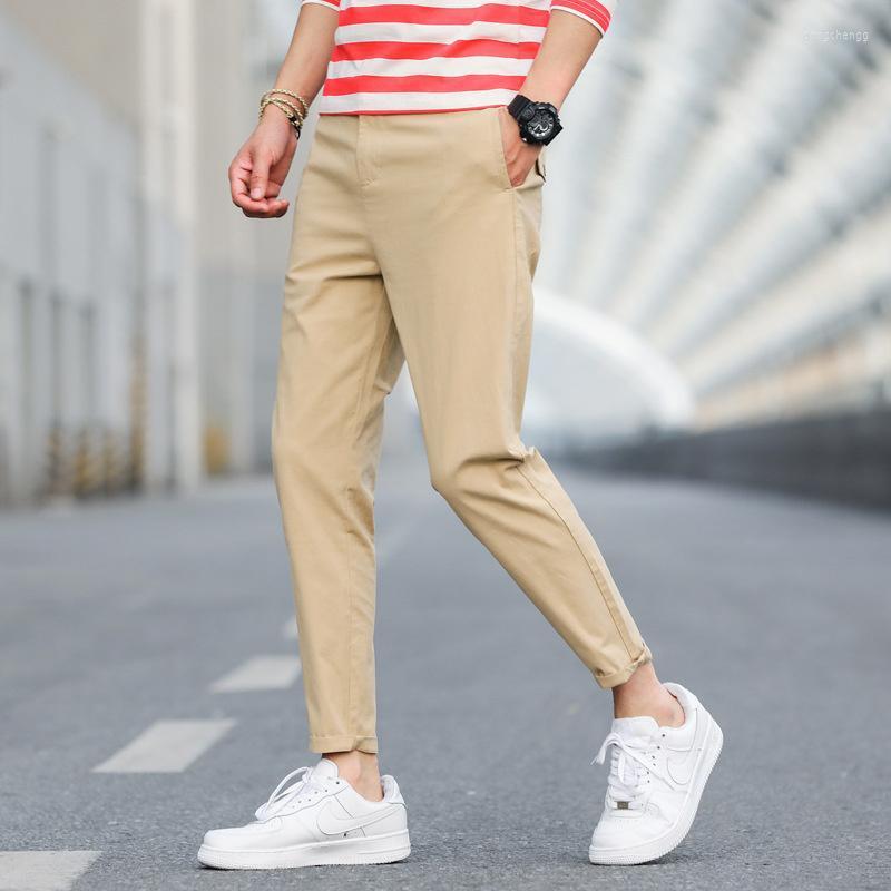 Men's Pants Nice Spring Summer Men's Casual 9-point Korean Slim Middle Waist Elastic Small Foot Trousers JoggersMen's, D1908 khaki
Men's Pants Nice Spring Summer Men's Casual 9-point Korean Slim Middle Waist Elastic Small Foot Trousers JoggersMen's, D1908 khaki