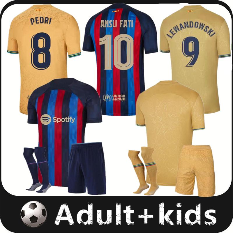22 23 Home PEDRI Soccer Jersey ADAMA Customize Camiseta De Futbol R. ARAUJO 2022 2023 Barcelona FC ANSU FATI MEMPHIS DEST Football Shirt Men Kids Kit Socks Equipments, 22/23 home kit
22 23 Home PEDRI Soccer Jersey ADAMA Customize Camiseta De Futbol R. ARAUJO 2022 2023 Barcelona FC ANSU FATI MEMPHIS DEST Football Shirt Men Kids Kit Socks Equipments, 22/23 home kit