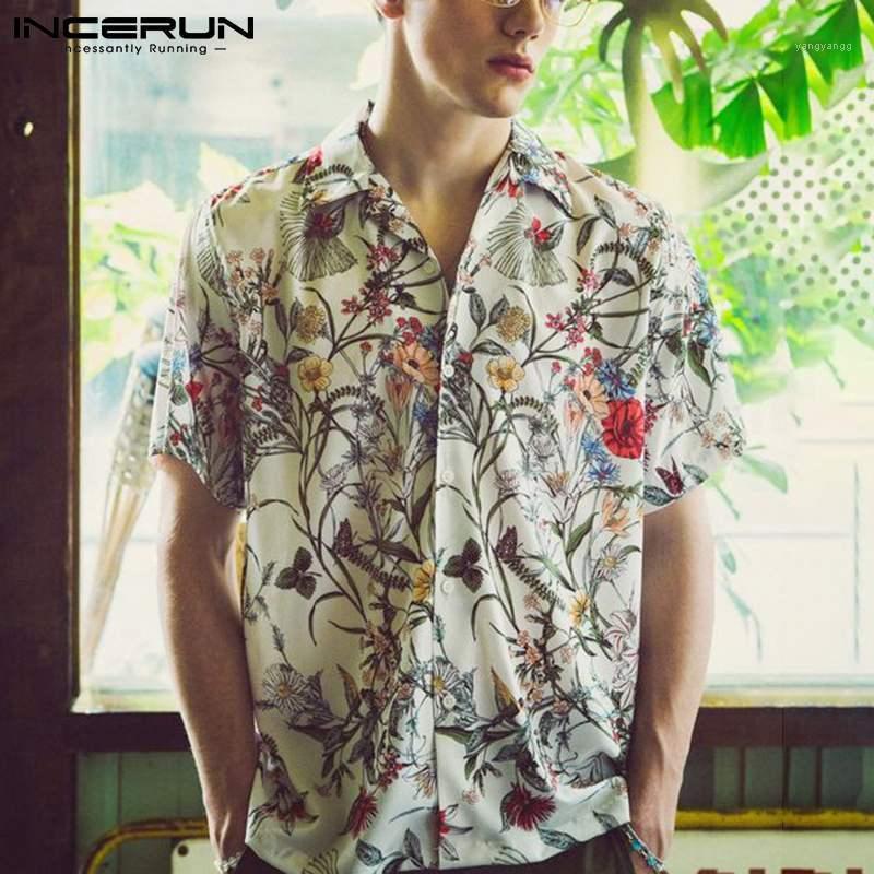 Summer Printing Men Hawaiian Shirt Lapel Breathable Short Sleeve Streetwear Vacation Shirts 2022 Retro Camisa Masculina INCERUN Men' Casual, Beige
Summer Printing Men Hawaiian Shirt Lapel Breathable Short Sleeve Streetwear Vacation Shirts 2022 Retro Camisa Masculina INCERUN Men' Casual, Beige