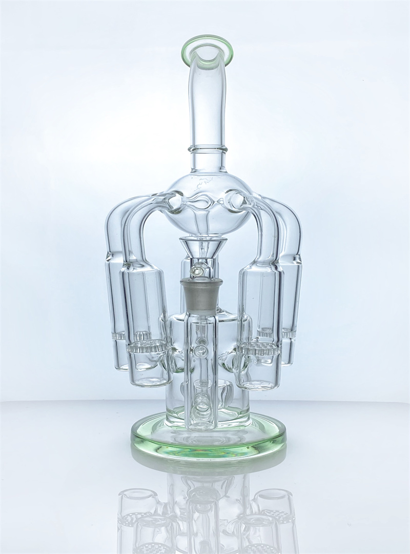 Amazing feature glass hookah collector oil rig smoke pipe with 5 percs bowl 14 mm male connector (GB-291)
Amazing feature glass hookah collector oil rig smoke pipe with 5 percs bowl 14 mm male connector (GB-291)