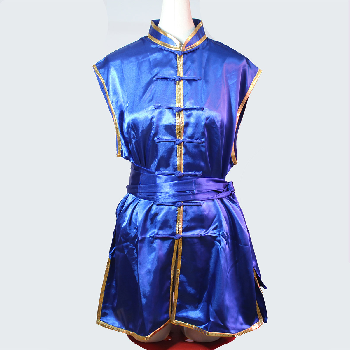 Men's Tracksuits Unisex Tai chi clothing Chinese martial arts Uniform children training Nanquan clothing practice Top + Pants Summer competition 