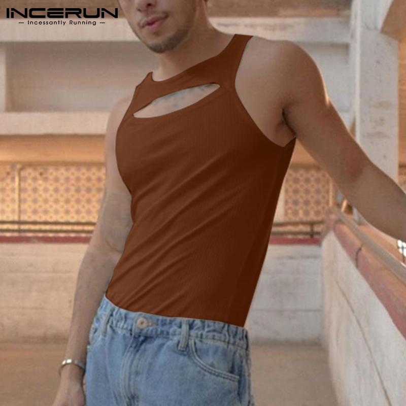 Men' Tank Tops Handsome Well Fitting Men Sexy Leisure All-match Waistcoat Stylish Male Hollow Out Solid Color Sleeveless Vests -5L INCERUN, White;black
Men' Tank Tops Handsome Well Fitting Men Sexy Leisure All-match Waistcoat Stylish Male Hollow Out Solid Color Sleeveless Vests -5L INCERUN, White;black