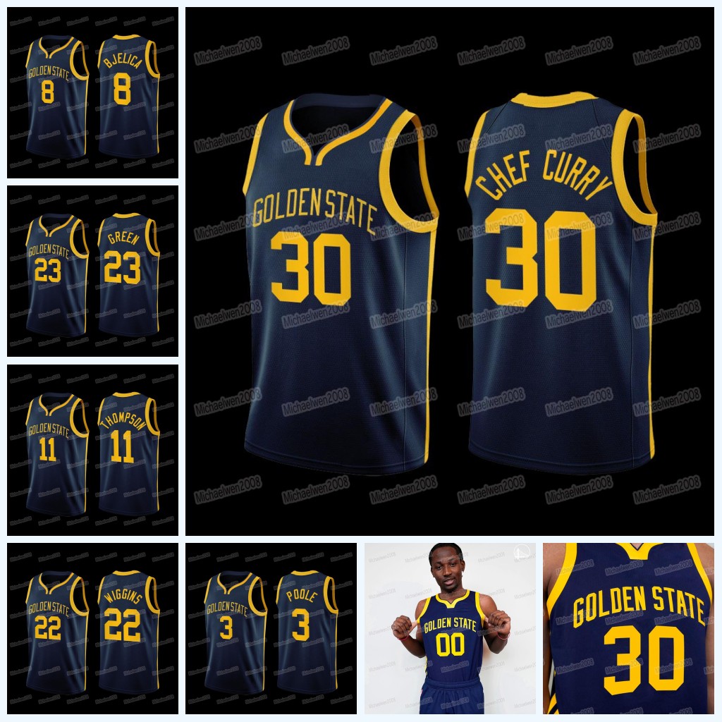 Warriors 2022-23 Statement Jersey Stephen 30 Curry 22 Andrew Wiggins 33 Wiseman 11 Klay Thompson 23 Draymond 3 Poole Shirt Moses Moody Mac McClung, Black
Warriors 2022-23 Statement Jersey Stephen 30 Curry 22 Andrew Wiggins 33 Wiseman 11 Klay Thompson 23 Draymond 3 Poole Shirt Moses Moody Mac McClung, Black