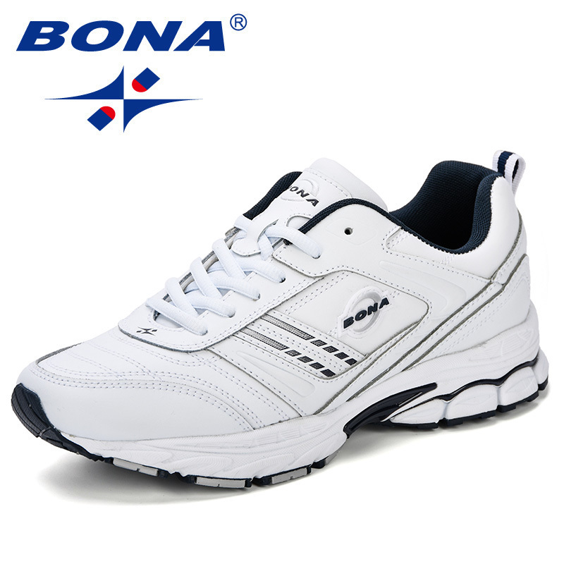 BONA Designer Sneakers Men Casual Shoes Split Leather Zapatillas Fashion Chaussure Homme Plus Size Comfortable Footwear 220812, Deep blue silvergray
BONA Designer Sneakers Men Casual Shoes Split Leather Zapatillas Fashion Chaussure Homme Plus Size Comfortable Footwear 220812, Deep blue silvergray
