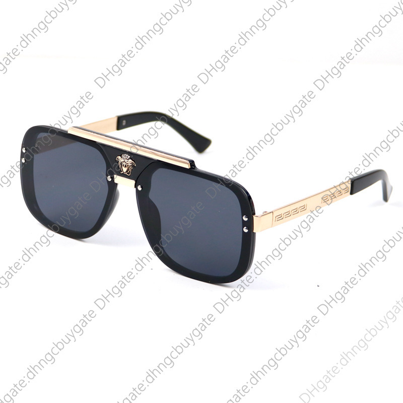 Sunglasses Designer Fashion Women's Personality Metal Head Large Standard Decorative Street Shot Anti Ultraviolet Glasses Medusa Sunglasses
Sunglasses Designer Fashion Women's Personality Metal Head Large Standard Decorative Street Shot Anti Ultraviolet Glasses Medusa Sunglasses