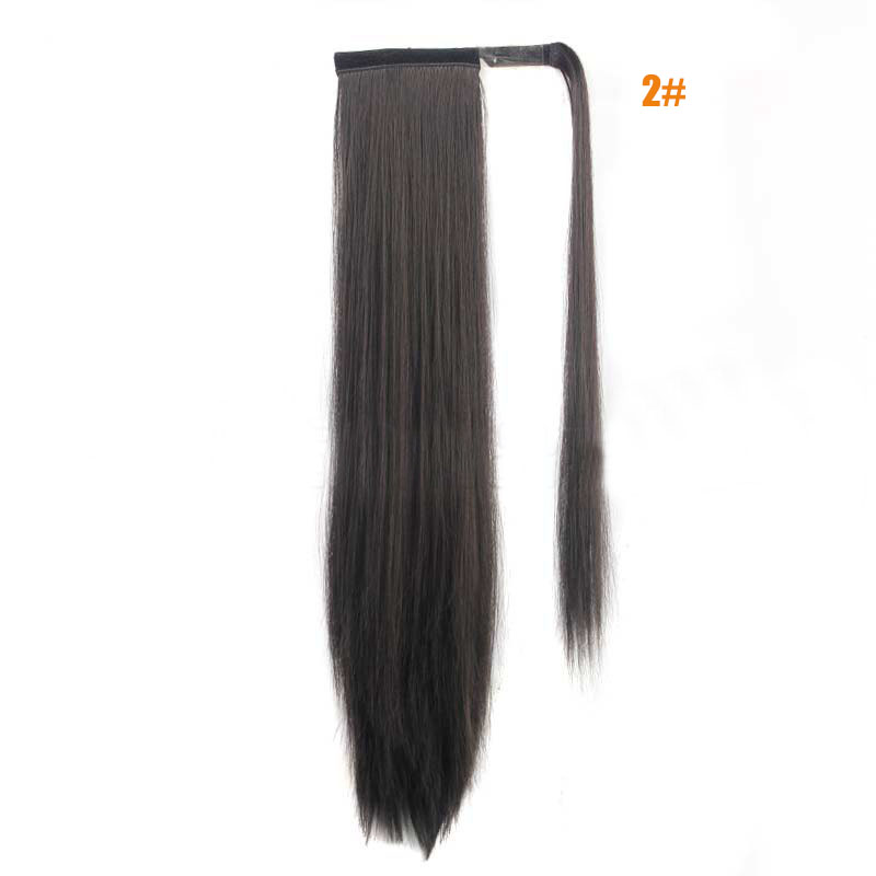 Synthetic Hair Wig European and American Long Straight Women's Ponytail
