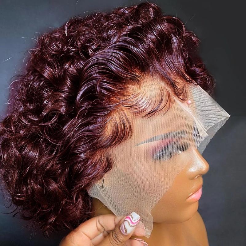 Lace Wigs Pixie Cut Wig Curly Human Hair Short Bob Frontal For Women PrePlucked 13x1 T Part Transparent WigsLaceLace, As pic
Lace Wigs Pixie Cut Wig Curly Human Hair Short Bob Frontal For Women PrePlucked 13x1 T Part Transparent WigsLaceLace, As pic
