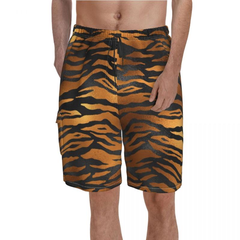 Men' Shorts Tiger Stripes Print Board Black Brown Animal Skin Pattern Beach Short Pants Men Customs Oversize Swim Trunks Gift IdeaMen, 12
Men' Shorts Tiger Stripes Print Board Black Brown Animal Skin Pattern Beach Short Pants Men Customs Oversize Swim Trunks Gift IdeaMen, 12