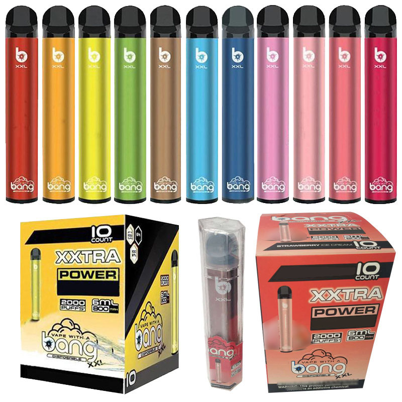 2000 Puffs Bang XXL Disposable Vape Pen Vapor Pod System bang xxl XXtra Vaporizer Electronic E Cigarette
2000 Puffs Bang XXL Disposable Vape Pen Vapor Pod System bang xxl XXtra Vaporizer Electronic E Cigarette