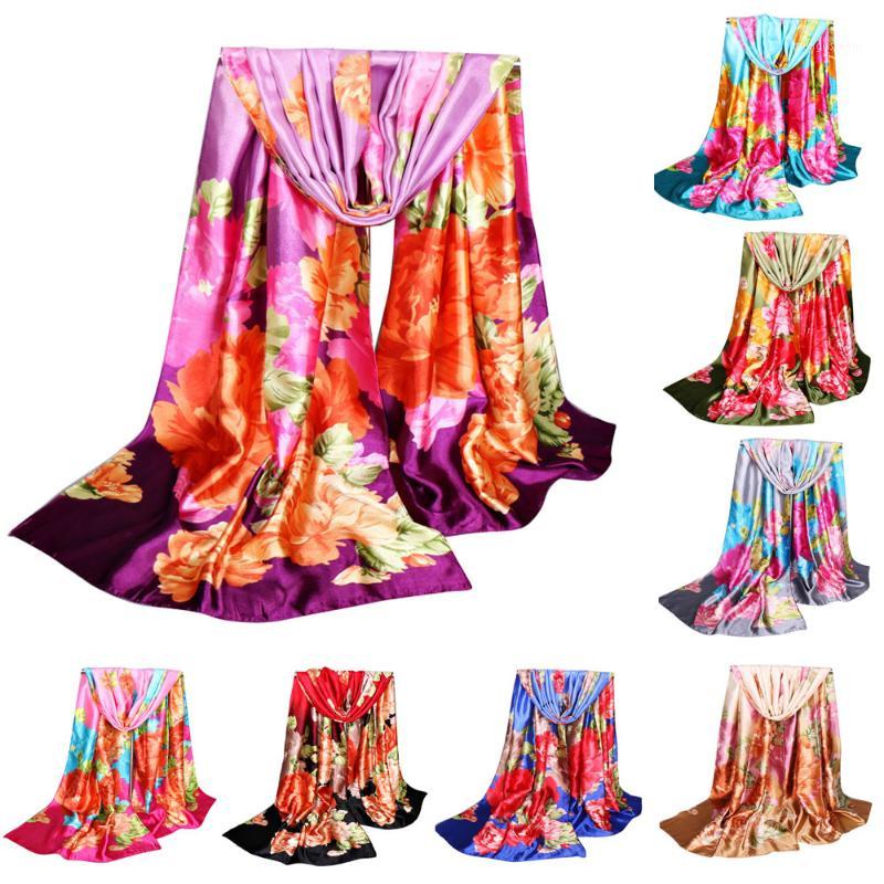 Floral Print Retro Head Neck Silk Satin Shawl Scarf Fashion Women Peony Printing Long Soft Wrap Scarfs Ladies Scarves
Floral Print Retro Head Neck Silk Satin Shawl Scarf Fashion Women Peony Printing Long Soft Wrap Scarfs Ladies Scarves