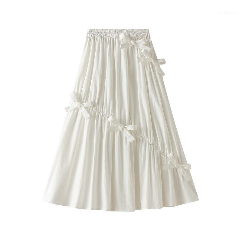 Skirts White High Waist A-Line Skirt Female Spring Sunmmer 2022 Fashion All-Match Casual Pleated Women Lace-up With Bow, Black
Skirts White High Waist A-Line Skirt Female Spring Sunmmer 2022 Fashion All-Match Casual Pleated Women Lace-up With Bow, Black