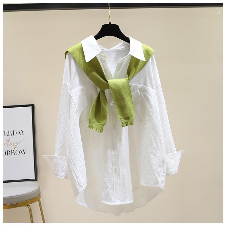 Women's Blouses & Shirts Korean Fashion Shirt Women 2022 Summer Solid Color Navy Collar Stitching Long-sleeved Blouse Casual Basic Button Al, Yellow
Women's Blouses & Shirts Korean Fashion Shirt Women 2022 Summer Solid Color Navy Collar Stitching Long-sleeved Blouse Casual Basic Button Al, Yellow