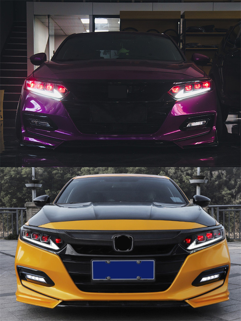LED Headlights Accessories For Honda Accord G10 20 18-2022 Car Headlight Replacement LED Daytime Running Light